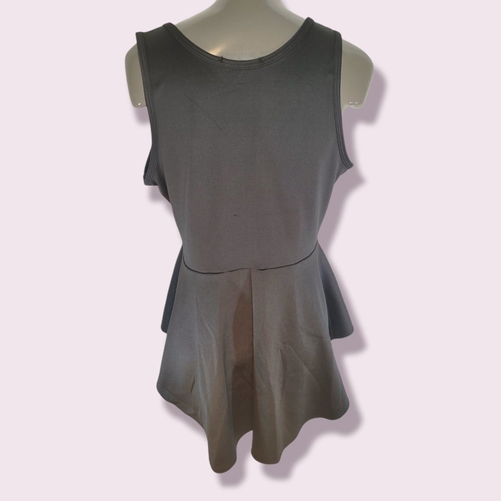 Fashion To Figure Women's Black Sleeveless Short Dress - Size 3X